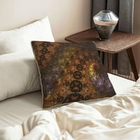 Velvet dekorativni jastuk za bacanje na poklopci 2, mekani kvadratni jastuk s nevidljivim zatvaračem