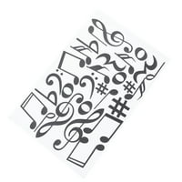 Glazbene note Zidna naljepnica kreativna vodootporna naljepnica Samoljepljiva zidna zidna naljepnica