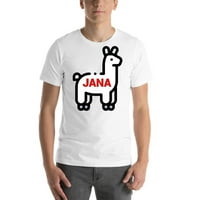 Nedefinirani pokloni XL Llama Jana kratka pamučna majica kratkih rukava