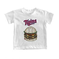 Dojenčad sićušni otvor bijeli Minnesota Twins Burger majica
