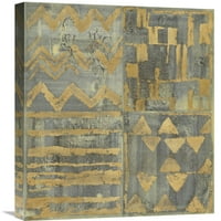 Globalna galerija Albena Hristova 'Zlatna tapiserija VII' platna zidna umjetnost