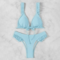 Ženski Split kupaćim kupaćim kostima Lice Sexy High Squik Beach Bikini Molimo kupite jednu ili dvije veličine