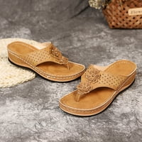 Ichuanyi papuče za žene čišćenje ljetnih dame flip-flops kline pete papuče sandale casual flip flops