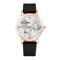 Satovi za žene, ženska modna narukvica glatka minimalistički ženski kvarcni sat ručni sat