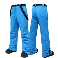 Muškarci Vodootporni izolirani snowboard suspenderi hlače snježne skijaške pantalone plavi xxxl