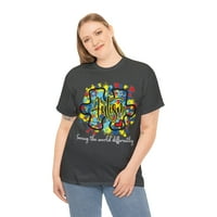 Košulja za podizanje svijesti o autizmu, majica za autizam, vidjevši svijet drugačije, podrška autizma,
