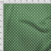 Onuone pamučne kambričke zelene tkanine trčanje ušive šiva za obrtni projekti Tkanini otisci dvorišta