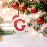 Clearfica! Privjesak za božićno ukrašavanje božićnog slova ukrasi-božićno ukrašavanje božićnog drveća