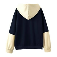 Fatuov duks za ženske modne labave džemper ispis dugih rukava Velike veličine jesen i zimska odjeća