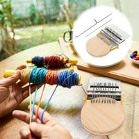Podesite drvene pletene igračke za djecu DIY ručno izrađene mini tkanja