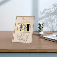 Fotografski okvir Puzzle Dizajn sa slovima DIY ručno rađeni drveni majčini dan Day poklon slike ukras ukrasa za ukrašavanje