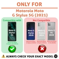 Razgovor s tamnim futrolom Kompatibilan za Motorola Moto G Stylus 5G, vanzemaljska planeta, lagana,