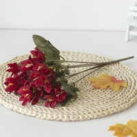 Visland Artifical Lily Clowers, glava svaki umjetni ljiljani buketi za kućni hotelski dekor za aranžman za cvijeće