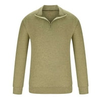 Muški džemperi Quater Zip pulover T-majice Jesen zimski vrhovi kašmire osjećate udobne stilske ležerne