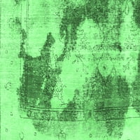 Ahgly Company Indoreni pravokutnik Sažetak smaragdno zeleni modernim prostirkama, 2 '4 '