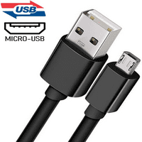 Prilagodljivi brzi zidni adapter Micro USB punjač za ZTE Grand S Pro paket sa urban Micro USB kabel kabela 4ft Super Brzi komplet za punjenje - crna