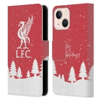 Dizajni za glavu službeno licencirani Liverpool Football Club Svečani božićni zimski snježni kožni novčanik