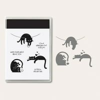 Prozirne silikonske marke za izradu kartice, zalihe izrade kartica, DIY ScrapBooking Arts zanatsko žigosanje,