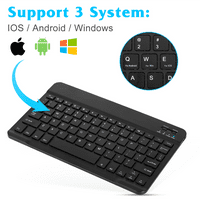 Punjiva Bluetooth tastatura i miš Combo ultra tanak pune tipkovnice i ergonomski miš za vivo V PRO i