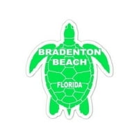 Bradenton Beach Florida Suvenir Zelena kornjača Oblik naljepnica naljepnica