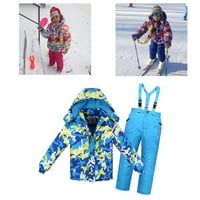 Buytra Dječja skijaška odijela Dječaci i djevojke Vjetrootporna vodootporna zadebljana topla na otvorenom