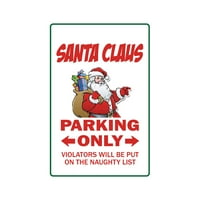 Claus Parking Decal Božićni Xmas X-mas Holiday Sanio