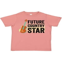 Inktastična gitara Muzika Budući seoska zvezda Poklon Dječak malih majica ili majica Toddler