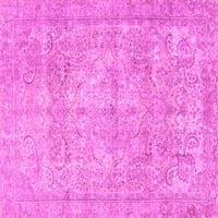Ahgly Company Zatvoreni pravokutnik Perzijske ružičaste tradicionalne prostirke, 8 '12 '
