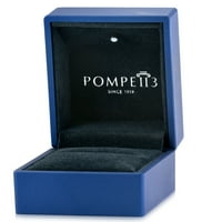 Pompeii 1 2ct Princess rezan starinski vintage dijamantski zaručni prsten 14k bijelo zlato