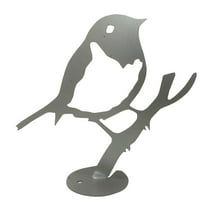 Umjetnost u obliku ptica silueta Dekoracija metala silueta umjetnička dvorišna ukras boja kao što je prikazano - Početna Poklon