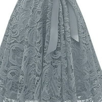 Haljine za ženske ležerne haljine za ispis O-izrez Dugih rukava za haljinu Duga haljina na klirensu