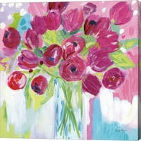 Joyful Tulips od Farida Zaman, Platno Zidna umjetnost, 24W 24h