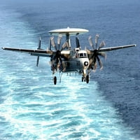 E-2C Hawkeye priprema se za uhapšeni poster za slijetanje