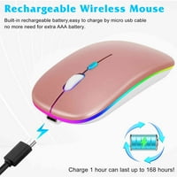2.4GHz i Bluetooth miš, punjivi bežični miš za Samsung Galaxy Tab S Bluetooth bežični miš za laptop
