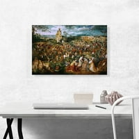 Put za Calvary Platno Art Print Pieter Bruegel Starije - Veličina: 26 18