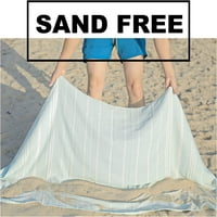 Korešion Turski ručnik za plažu za prevelike pamučni pijesak Brzi suhi ručnik Extra Veliki turski