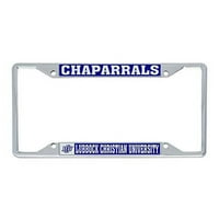 Lubbock Christian University LCU Chaparrals Lady Chaps NCAA Metalna licenčna ploča okvir za prednji
