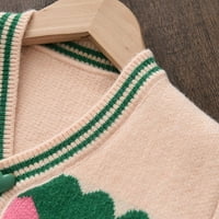 GUBOTARE džemperi za djevojke vole printove džemper s dugim rukavima topli pleteni pulover pletiva xmas