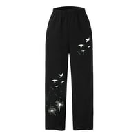 Zpanxa Womens Slacks, Ljetne casual pantalone za žene, labavo pamučne i posteljine vezene široke hlače