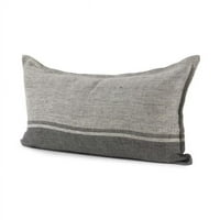 Homeroots Lumbar bacač jastuk za bacanje, svijetlo i tamno siva