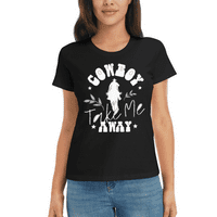 GOWBOY TSHIRT Žene Južne majice Rodeo Cowgirl Western Majica Ljetni vintage tees