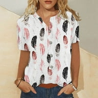 Adviicd bluze za žene Ženska labava casual dugih rukava s dugim rukavima bluza za bluza