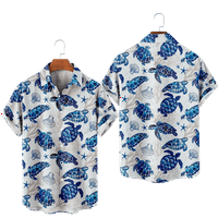 3D Print Havajska majica s kratkim rukavima Ljetni vrh