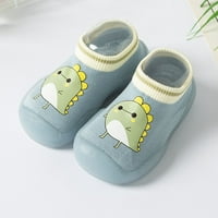 Yinguo baby home papuče crtani tople kuće papuče za obložene zimske zatvorene cipele Toddler čarape