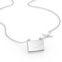 Ogrlica za zaključavanje Retro dizajn Henderson jezero u srebrnoj koverti Neonblond