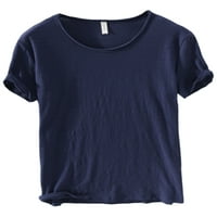 Bomotoo muns ljetni vrhovi Crew izrez T majice kratki rukav majica casual bluza dnevna habanje bazični