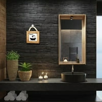 Rovga Wooden Home WC kade Znak za kućni dekoracija Drveni dekor Viseći privjesak Oznake Oznake za craft