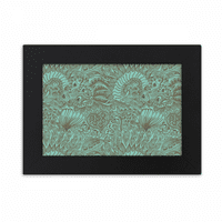 Crtež crteže plave ribe s desktop foto okvir ukrasi slika umjetnosti slika