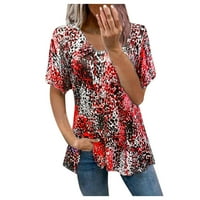 Ženska majica kratkih rukava Tunnic dame Ležerne u trendu mekim dnevnim slatkim ženskim ženskim proljetnim