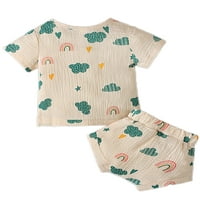 Avamo Toddler Hotsas setovi kratki rukav ljetni odjel Kaktus odijelo Djeca Olabavljena majica + kratke hlače CC01981-DS 80